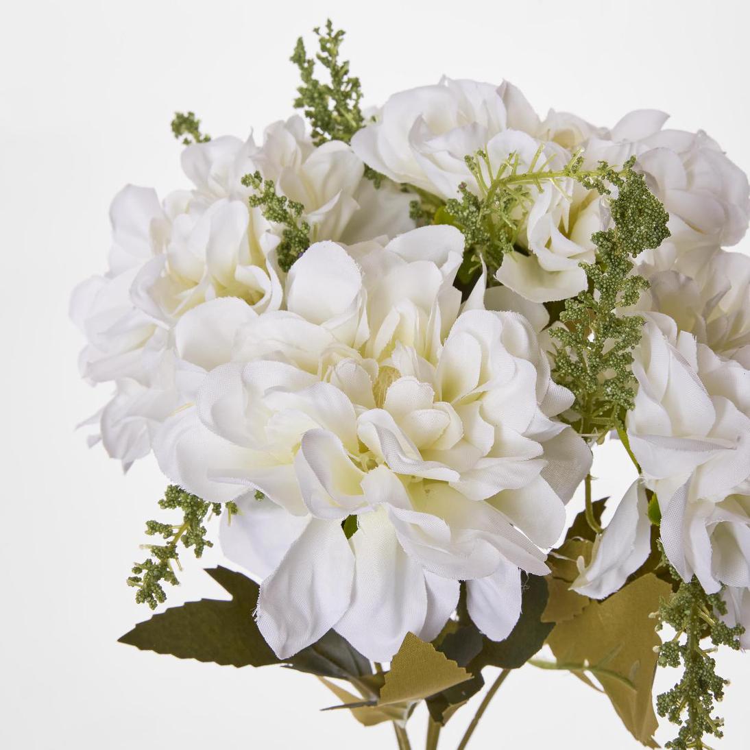 Marigold Bush x 5 Heads White
