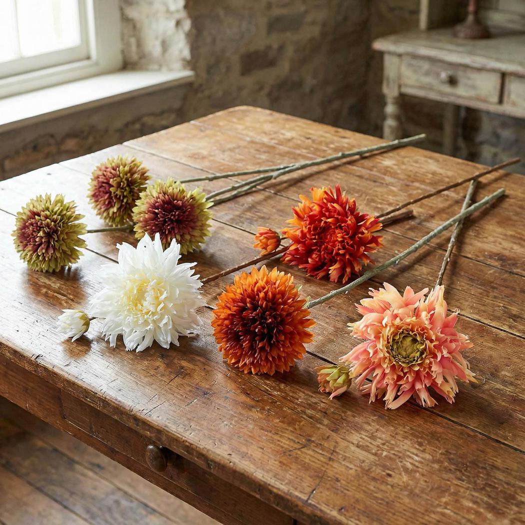 Mum Spray 90cm Orange