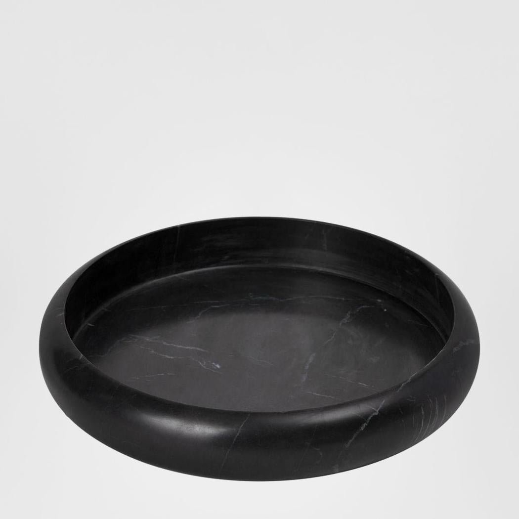 Santiago Marble Tray Small Black