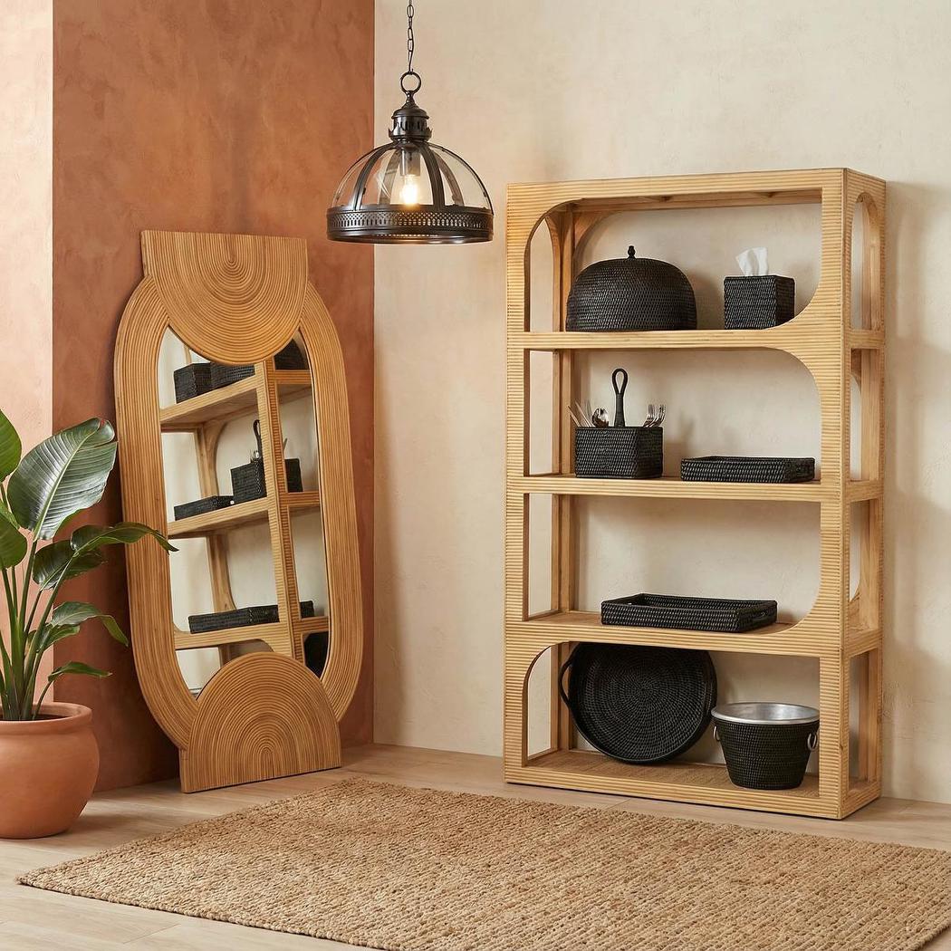 MRD Lola Standing Mirror Natural