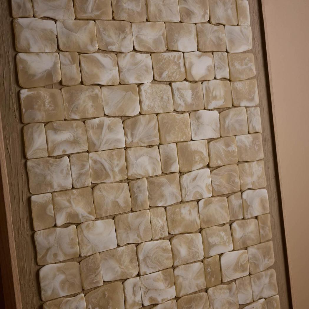 Auri Resin Wall Art 120 x 80cm Brown