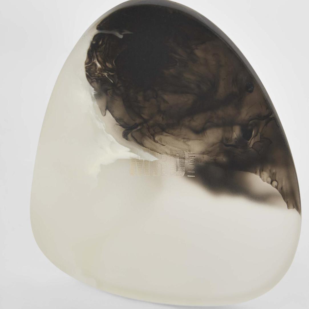 Halo Set of 4 Resin Coasters Black & White