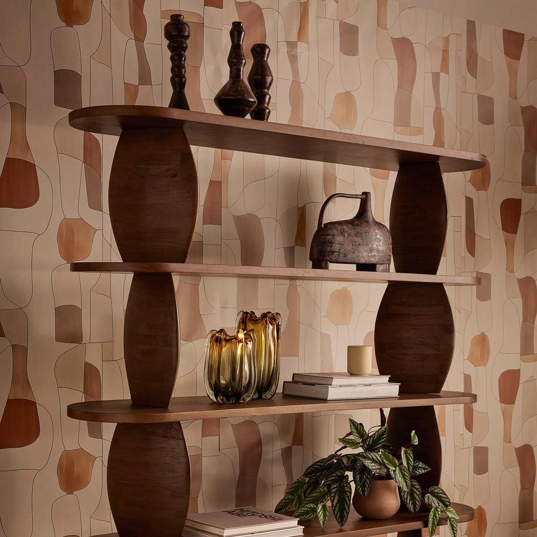 Lume Loom Candle Stand Brown
