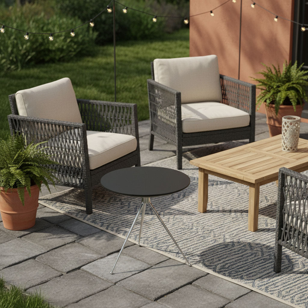 Trigg Outdoor Small Side Table
Black