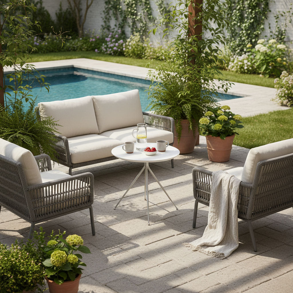 Trigg Outdoor Small Side Table
Ivory