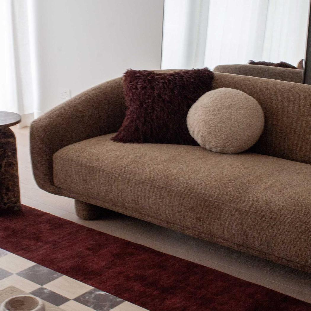 Jude 3 Seater Sofa Brown