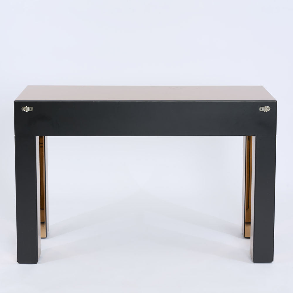 Vitreous Mirror Console 2 Drawer Copper