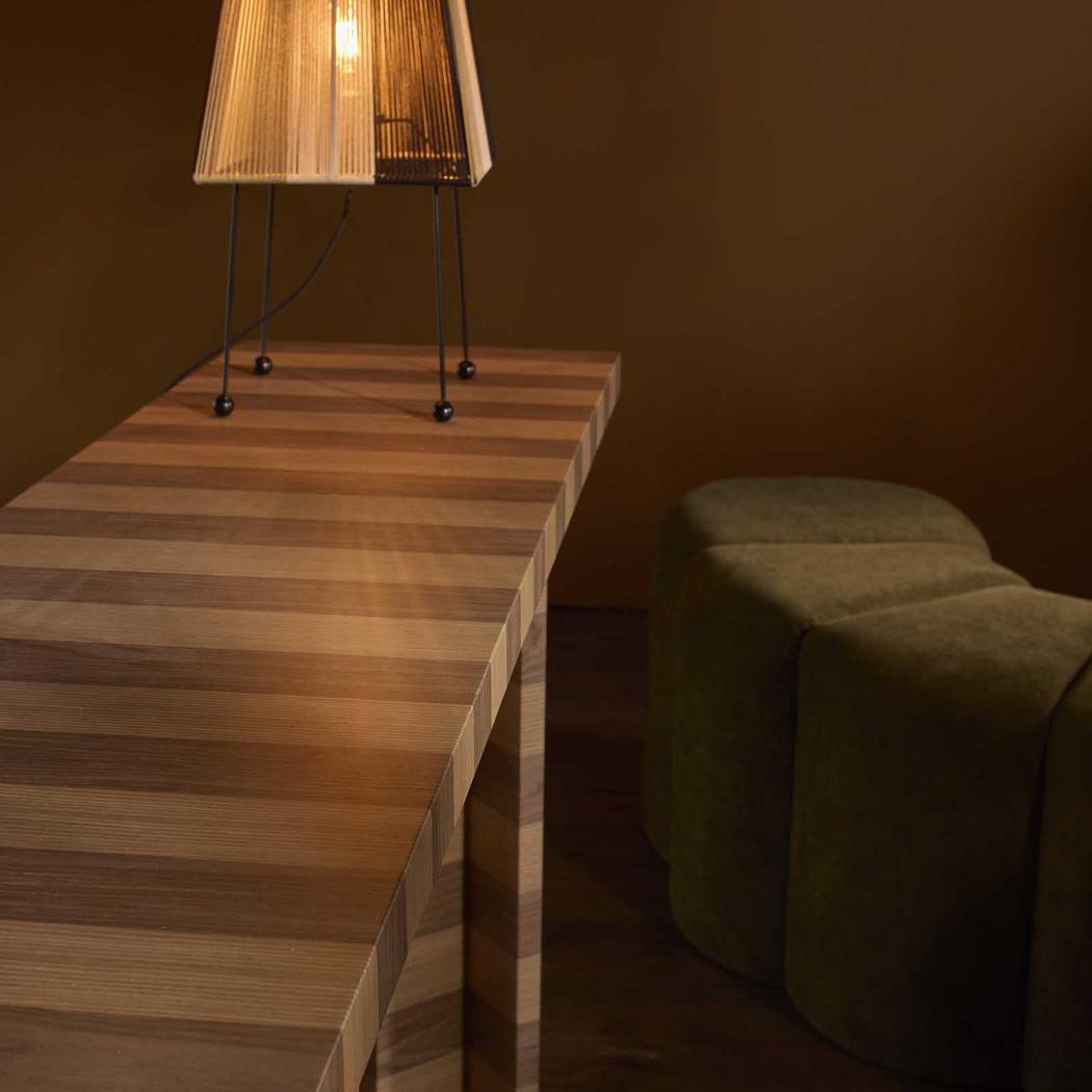 Axis Console Oak & Walnut