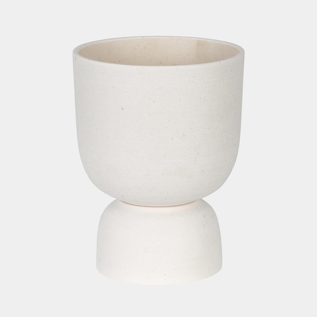 Blanche Planter Small Chalk