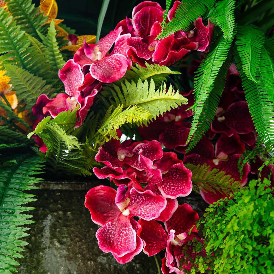 Real Touch phalaenopsis Orchid 78cm Fuschia