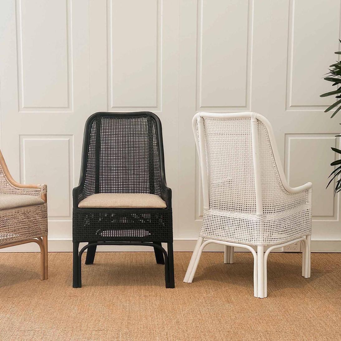 Victoria Hamptons Dining Chair White