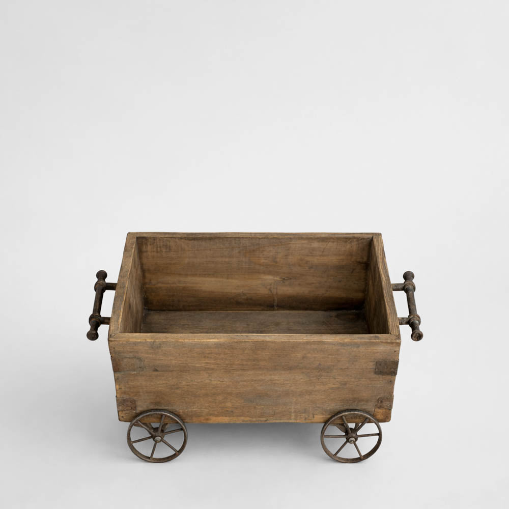 Serre Wooden Box Large With Wheels