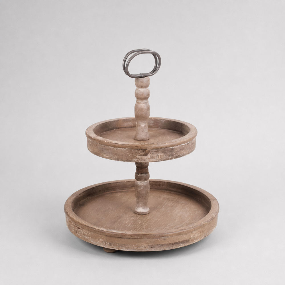 Serre Cake Stand Brown