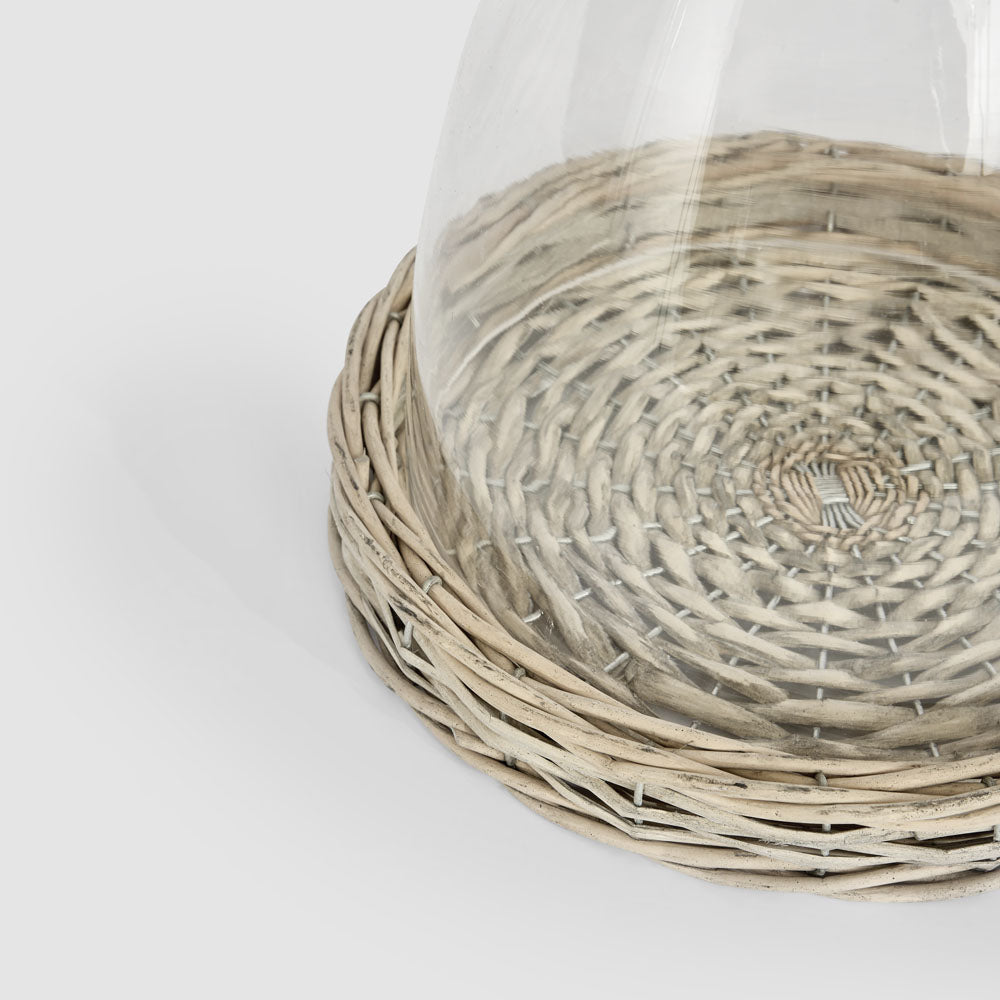 Grove Cloche Large Grey Wash