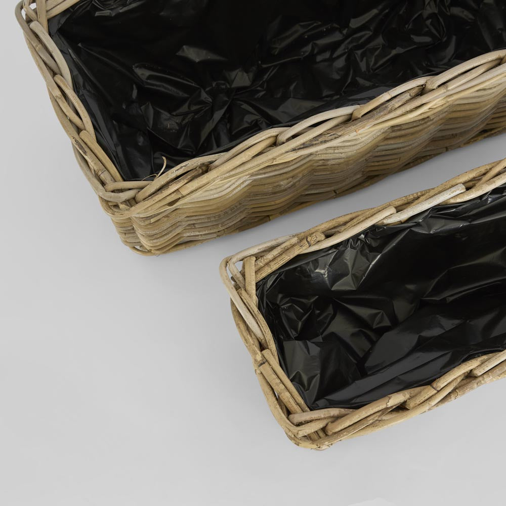 Luna Rectangular Basket set2