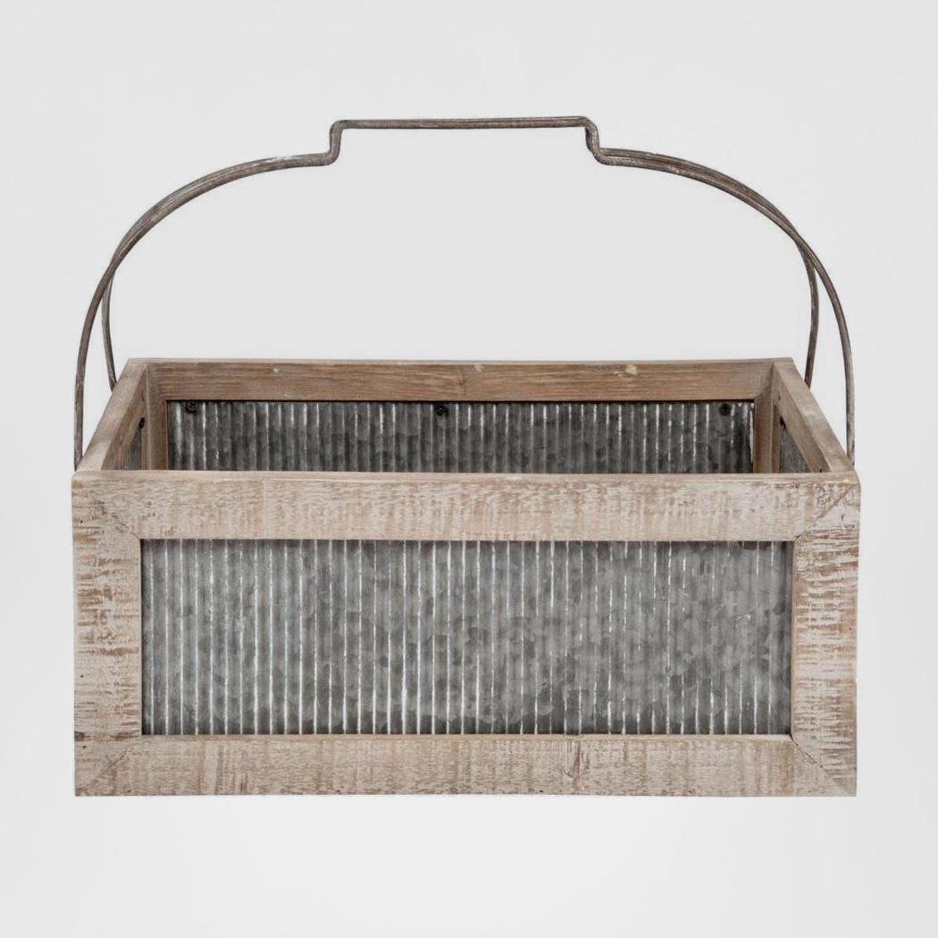 Ripple Tin Basket