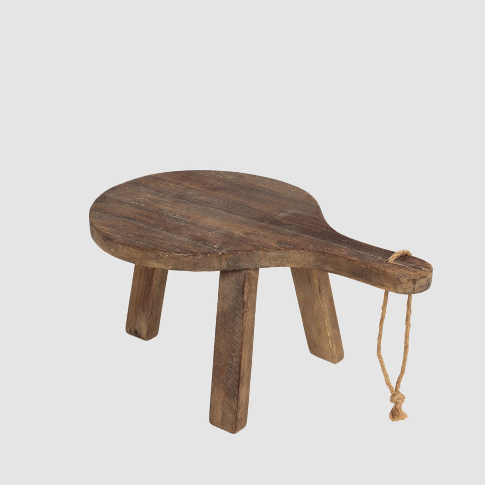 Arles Wooden Stool Natural