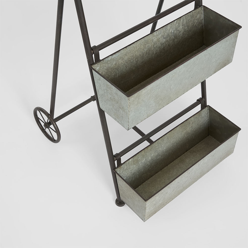 Three Tier Garden Planter Zinc