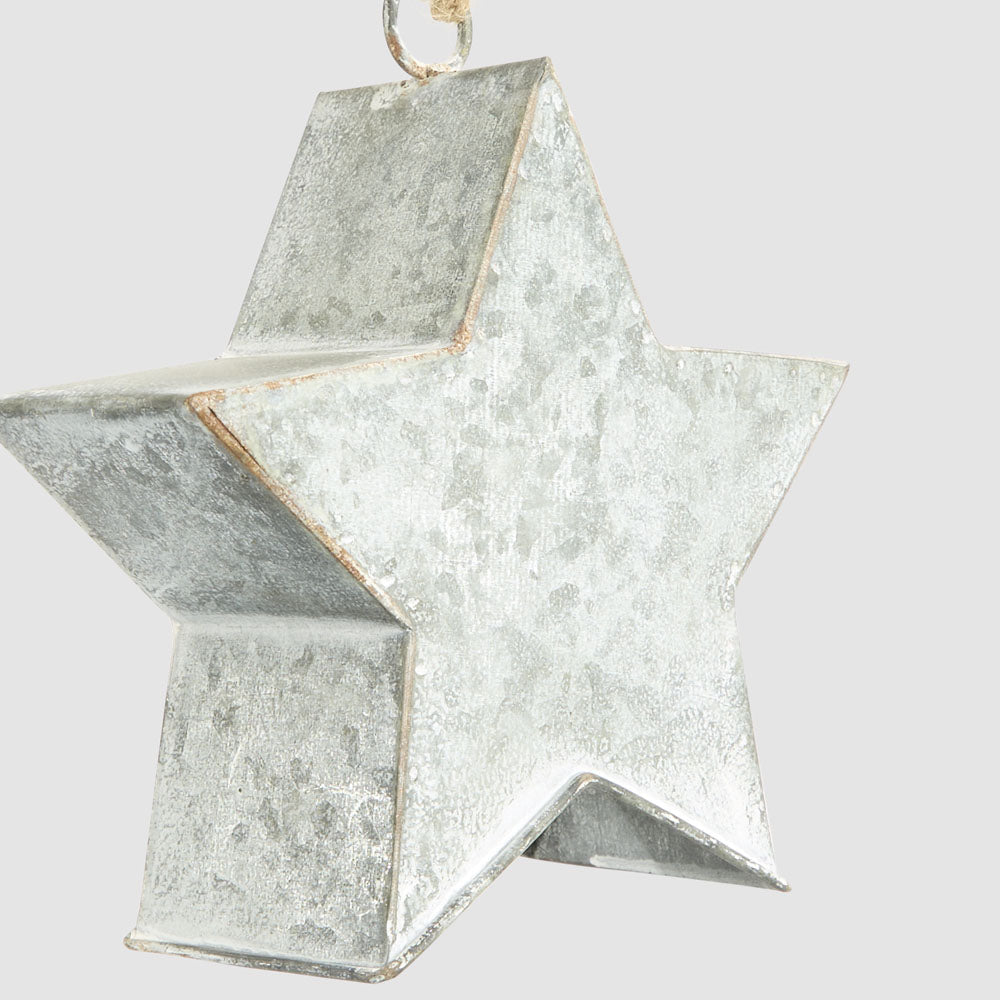 Zinc Star Decoration Large