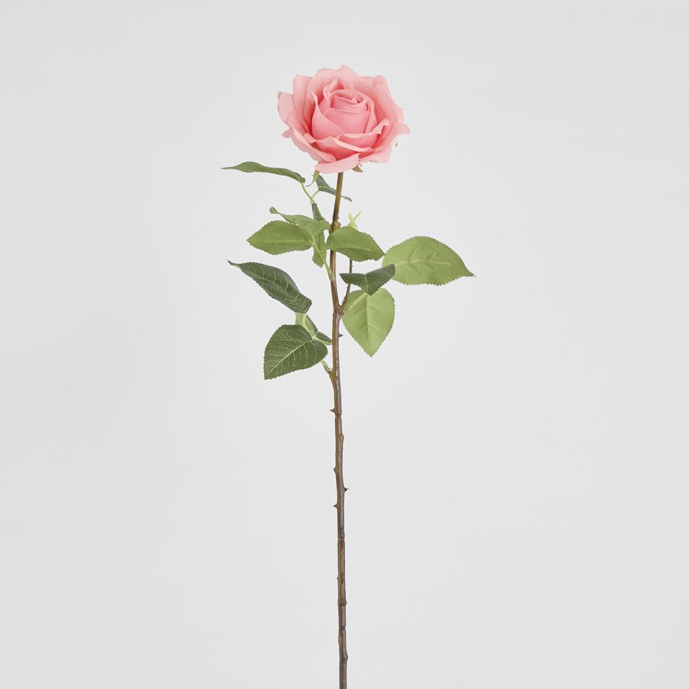 Belle Real Touch Rose Stem 65cm Pink