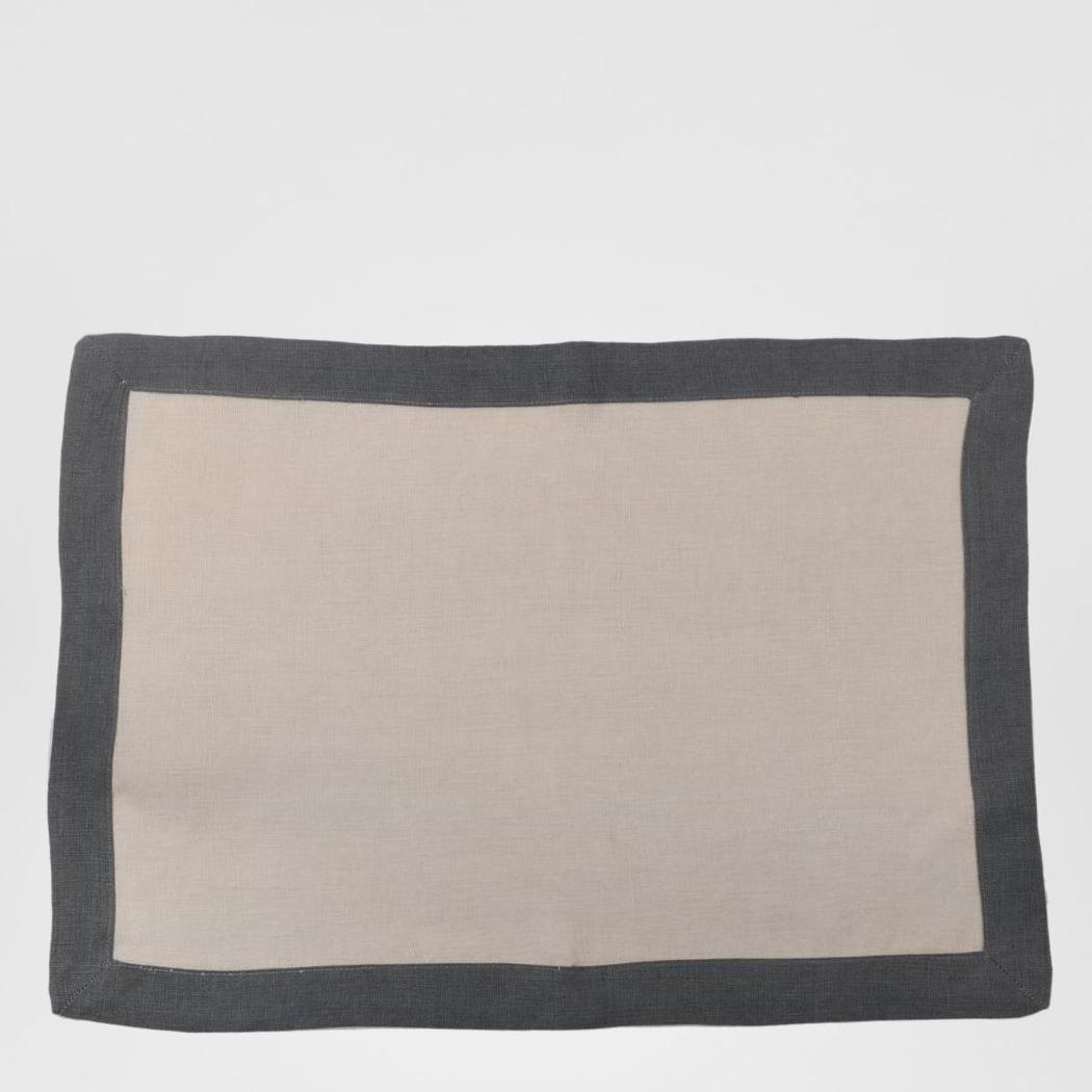 Elegance Linen Placemat Storm