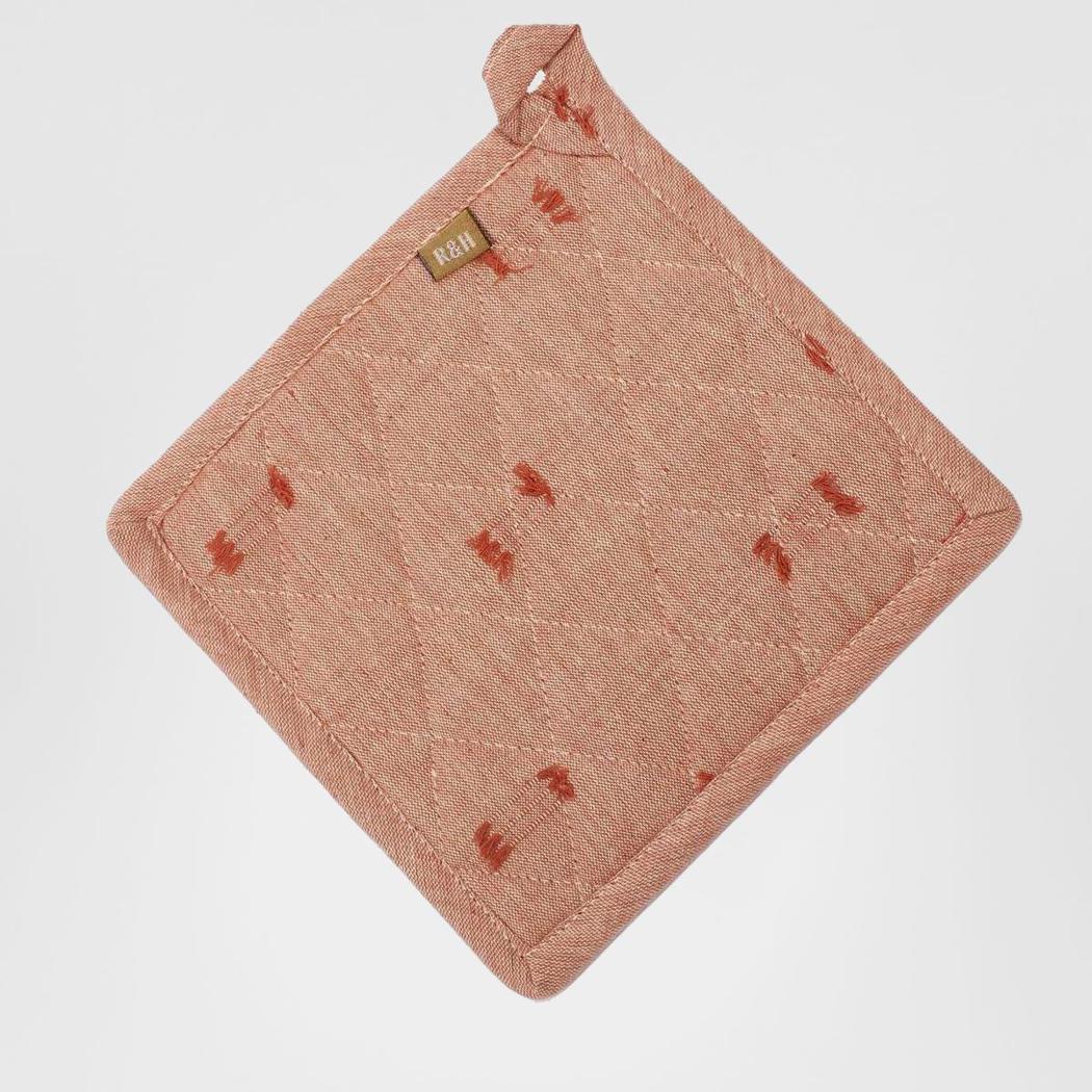Tuft Pot Holder Rose Dawn