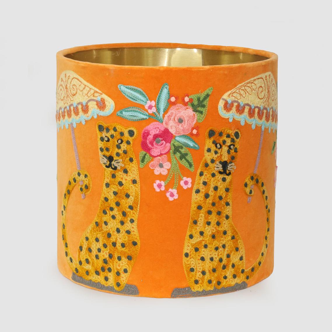 Cheetahs 30cm Drum Shade Orange