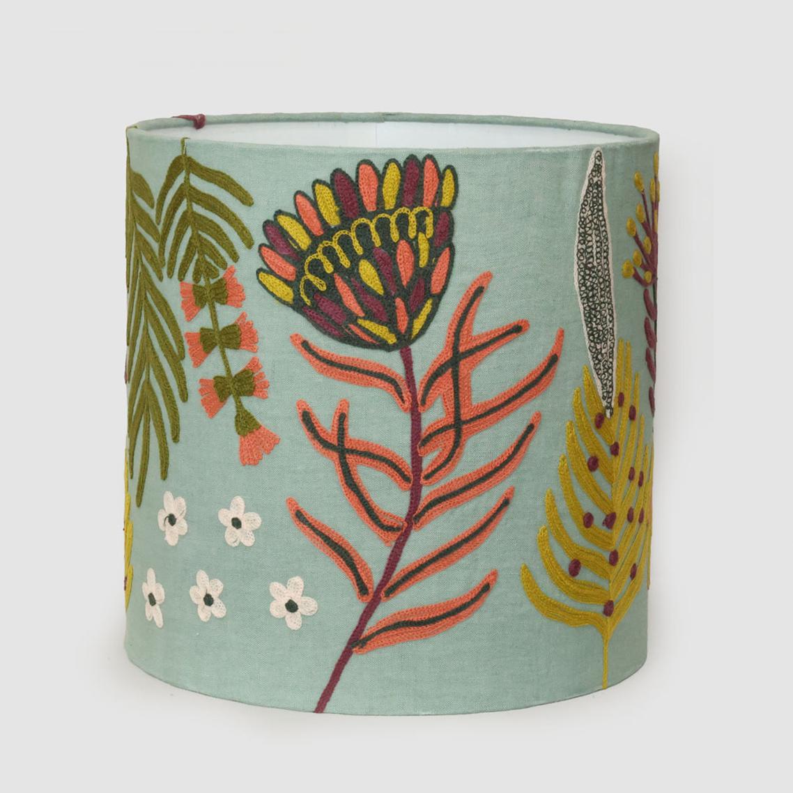 Native Meadow 30cm Drum Shade Pale Green