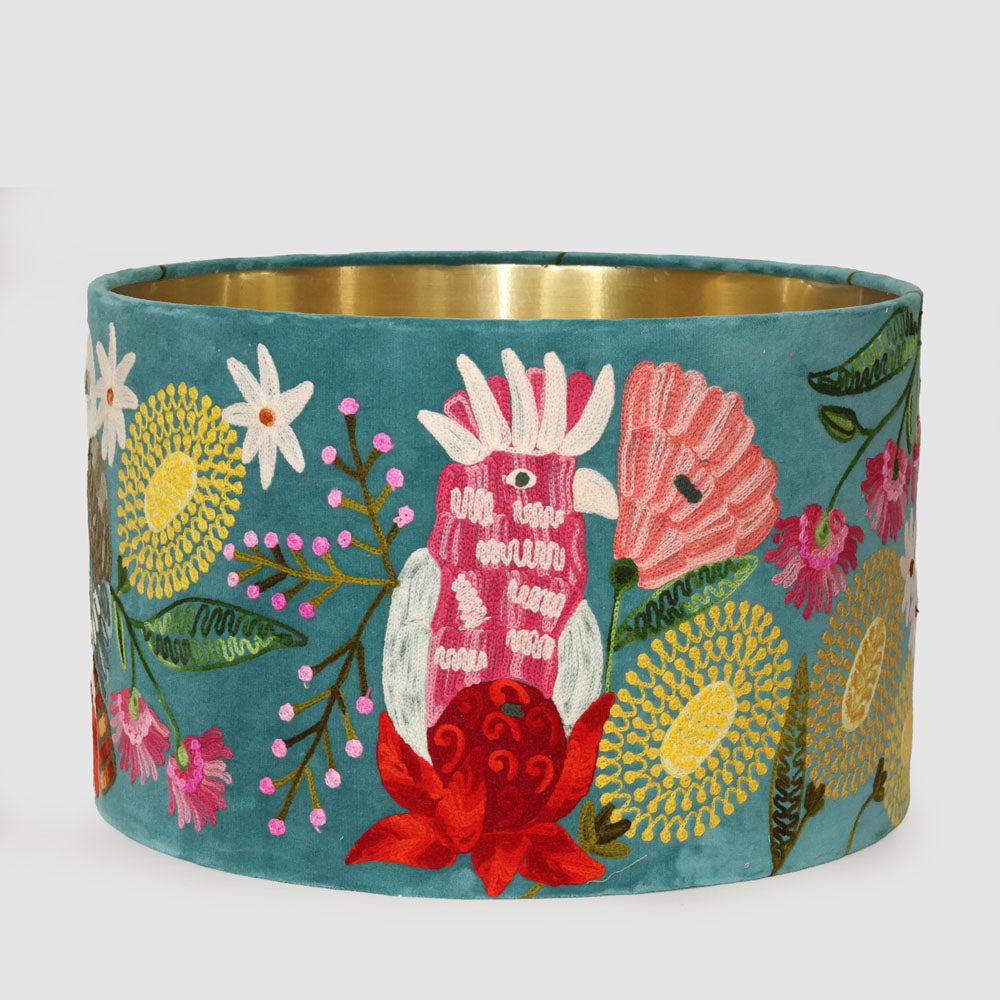 Wildflight 40cm Drum Shade Dark Green