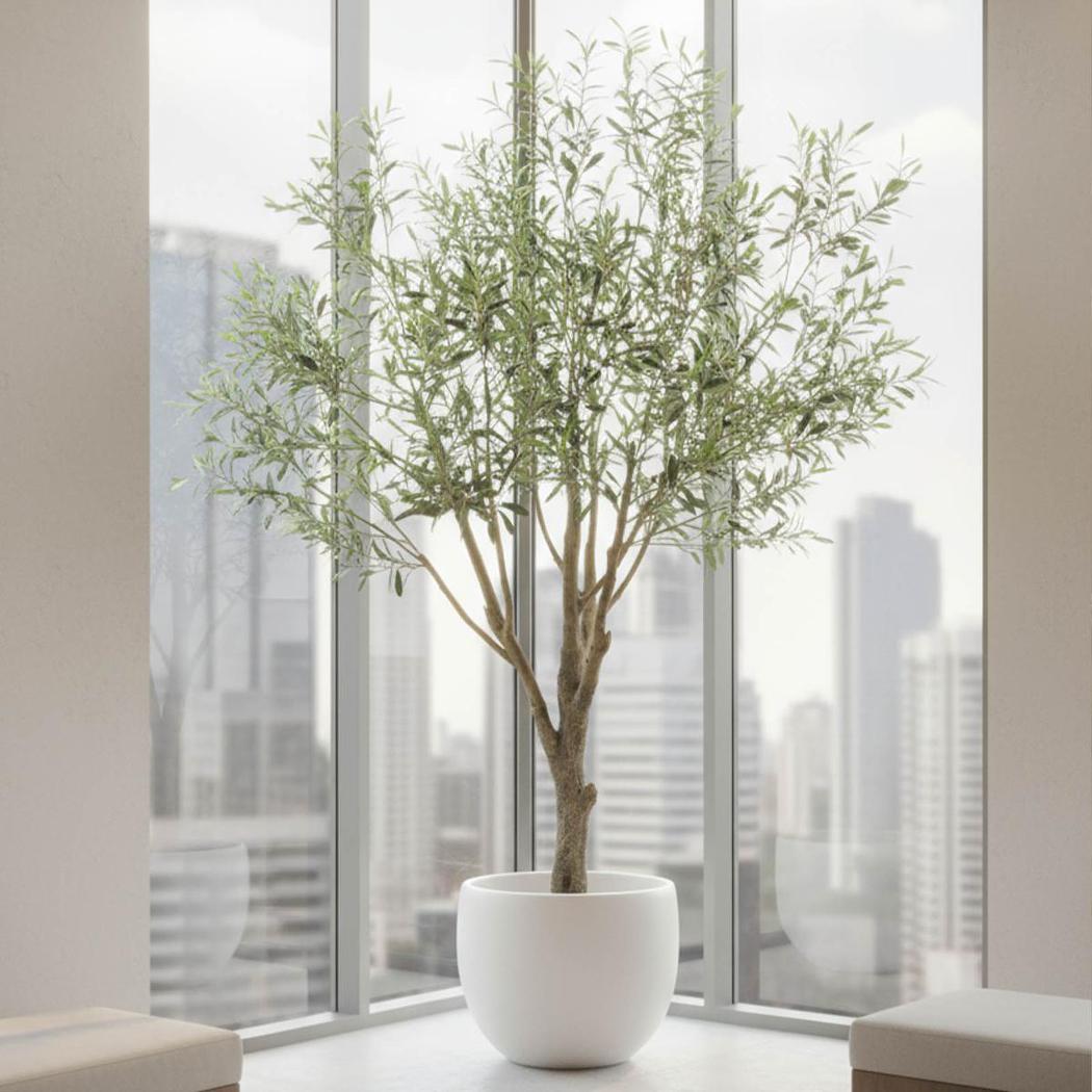 Olive Tree with 3366 Leaves Green 190cm
