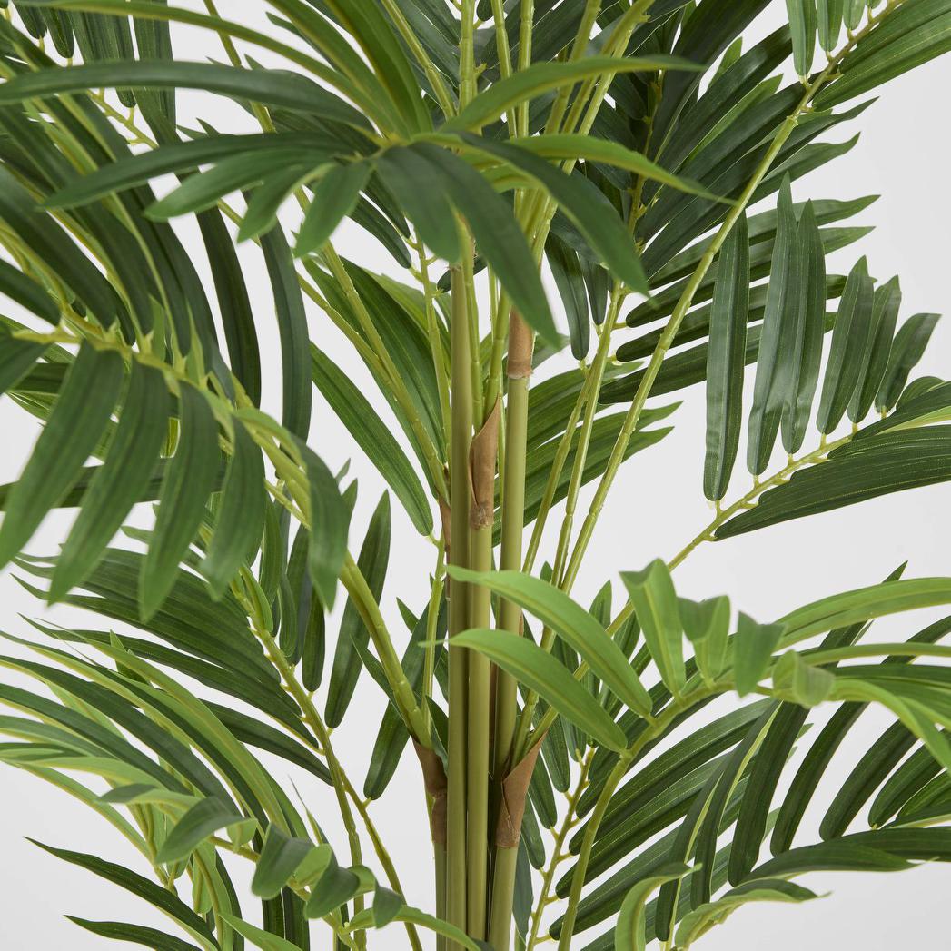 Real Touch Mini Palm Tree In Black Pot 120cm