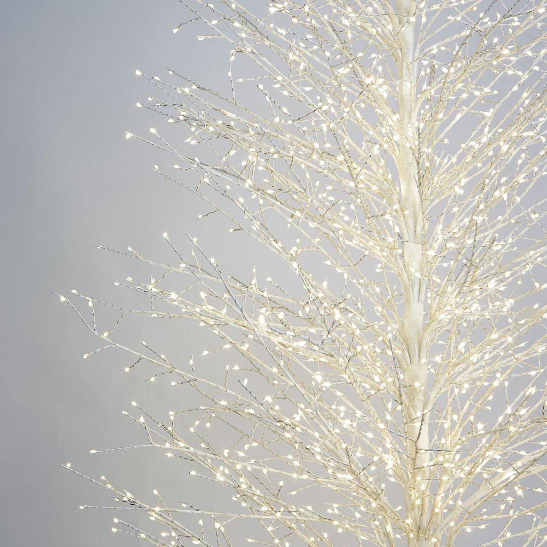 White Forest Light Up Tree Extra Large 210cm