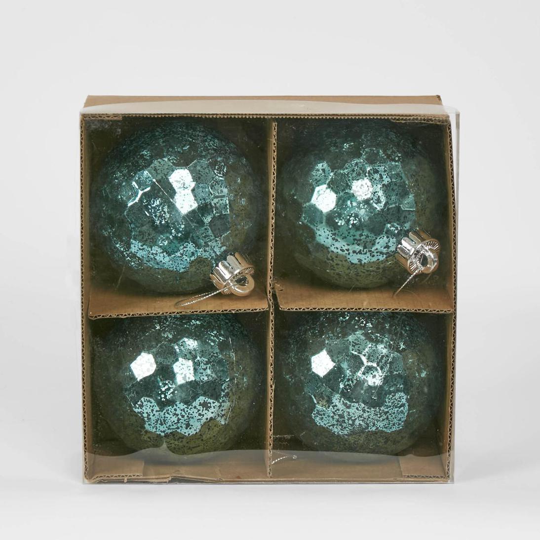 Glist Bauble (Set of 4) Light Blue