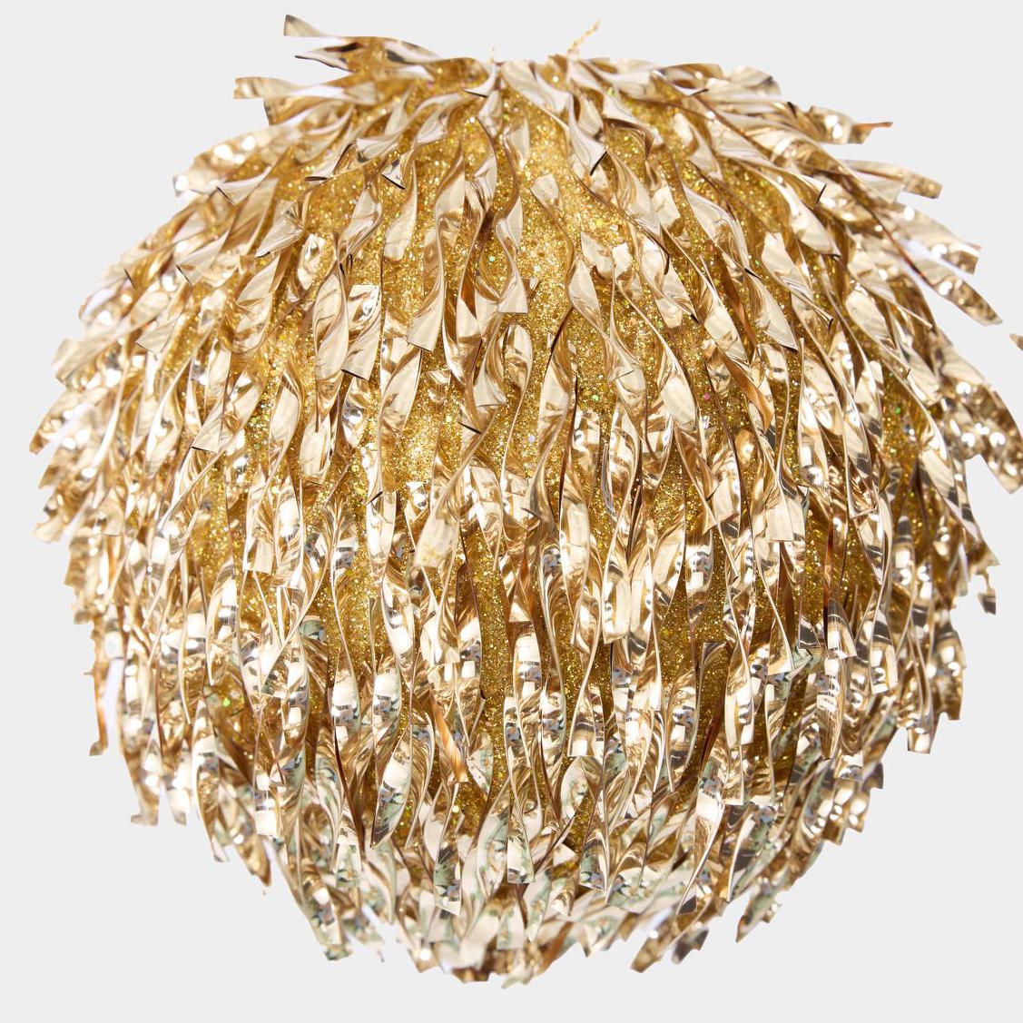 Metallic Twirl Bauble 15cm