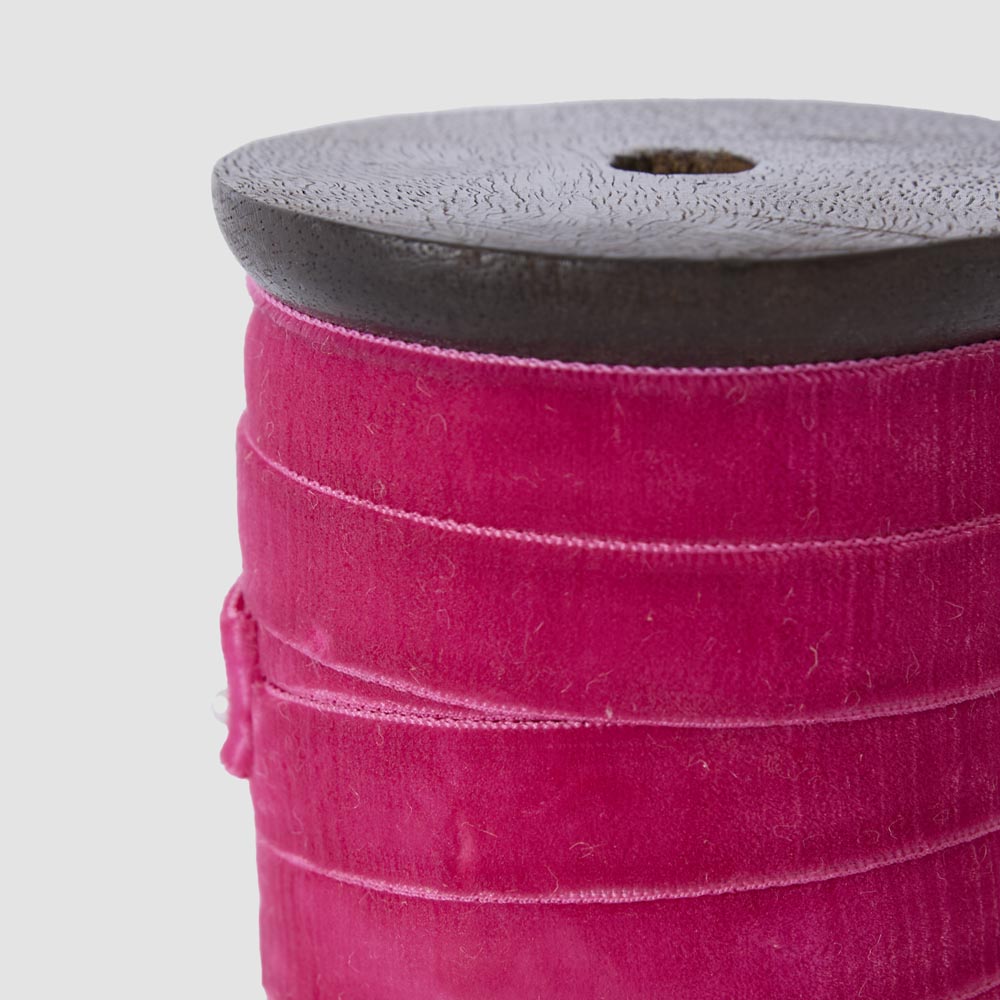 Velvet Ribbon Fuchsia 10mm x 10m