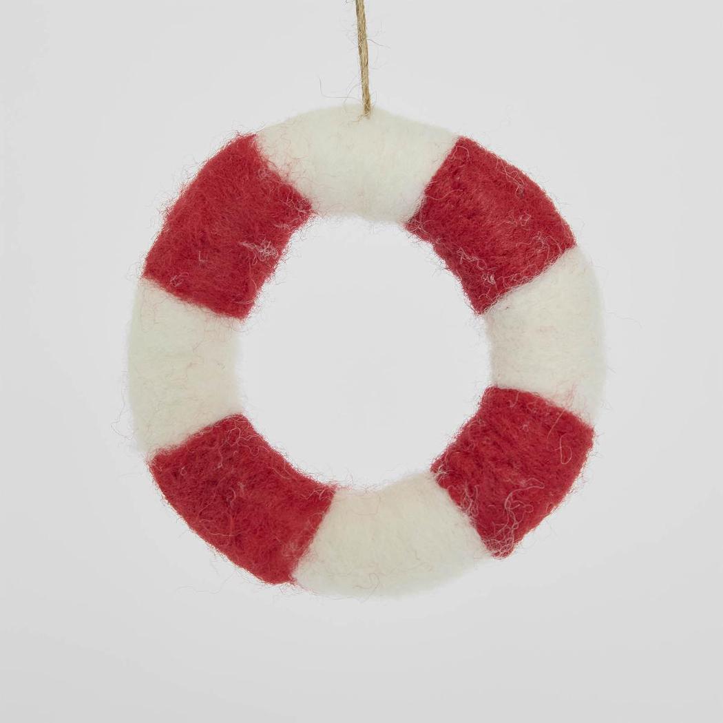Buoy Hanging Tree Decoration Red