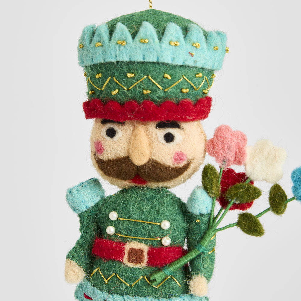 Douare Felt Nutcracker Hanging Decoration