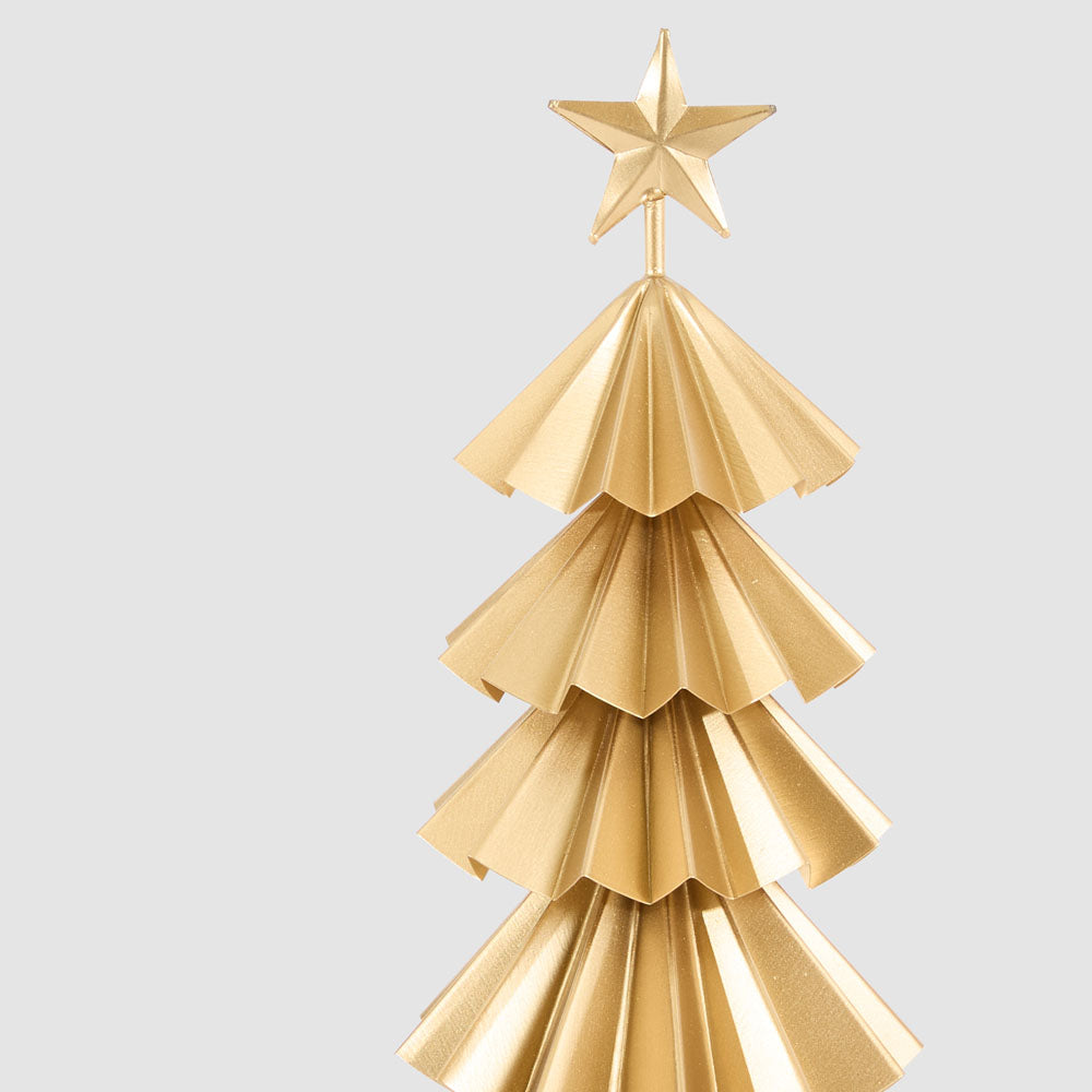 Metal Pleated Tree Small
