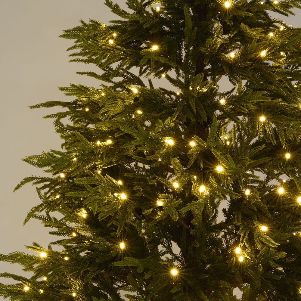 Soft-Touch Light Up Christmas Tree 210cm with 450 LED with Foot Pedal