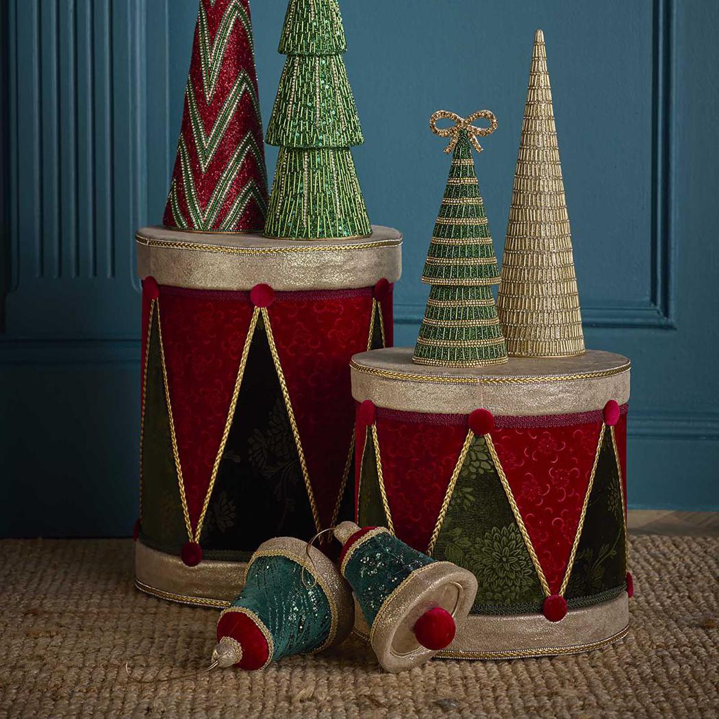 Luxe Velvet Drum Small