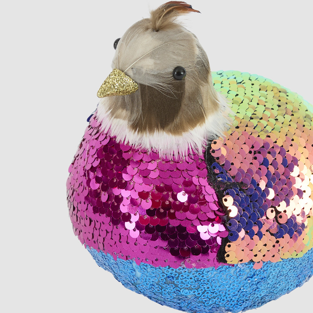 Sequin Quail Pink