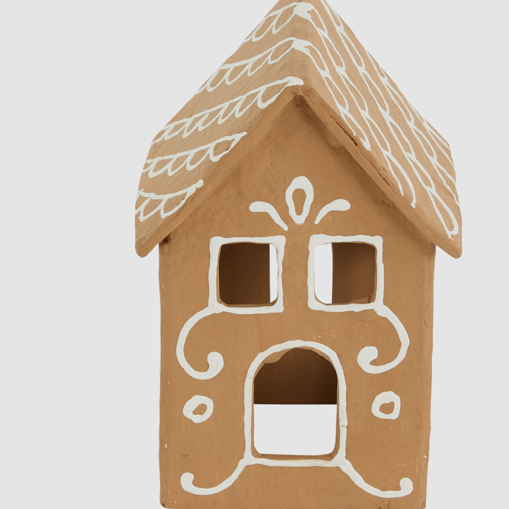 Mache Hanging Gingerbread House Decoration