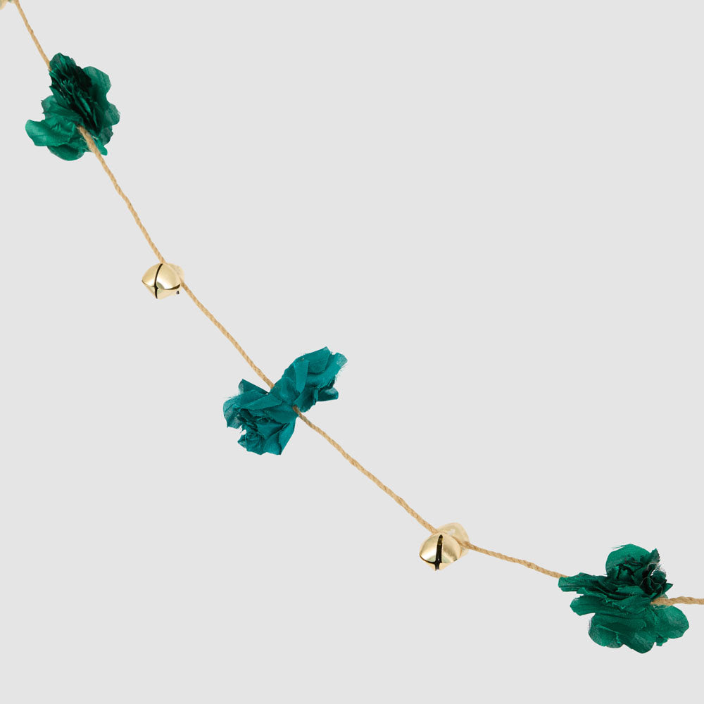 Fez Gold Bell and Flower Garland