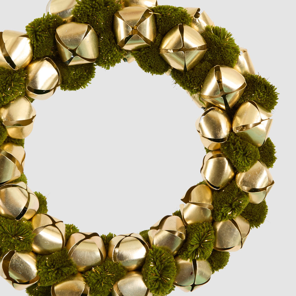 Grenier Pompom Wreath 33cm