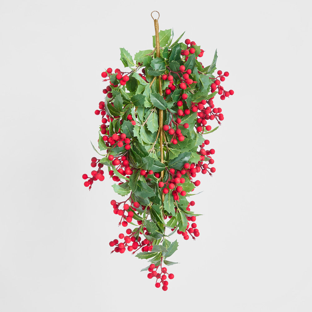 Holly Verdant Leaf Swag 70cm