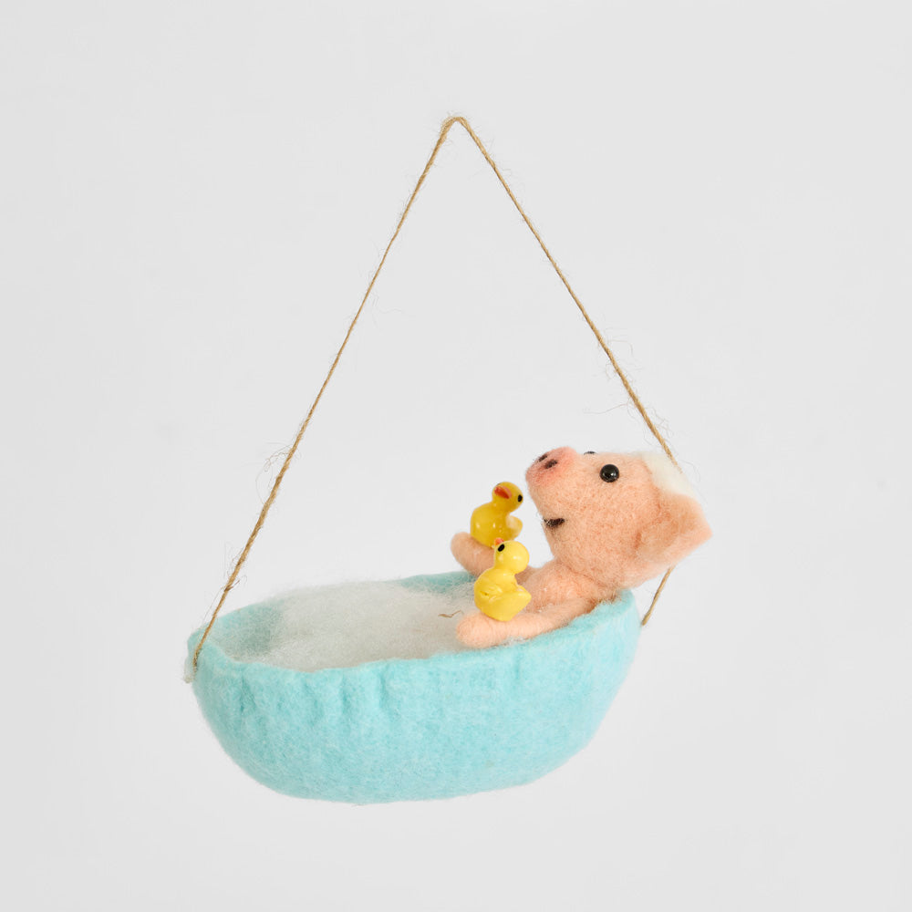 Babe Pampered Pig Hanging Decoration