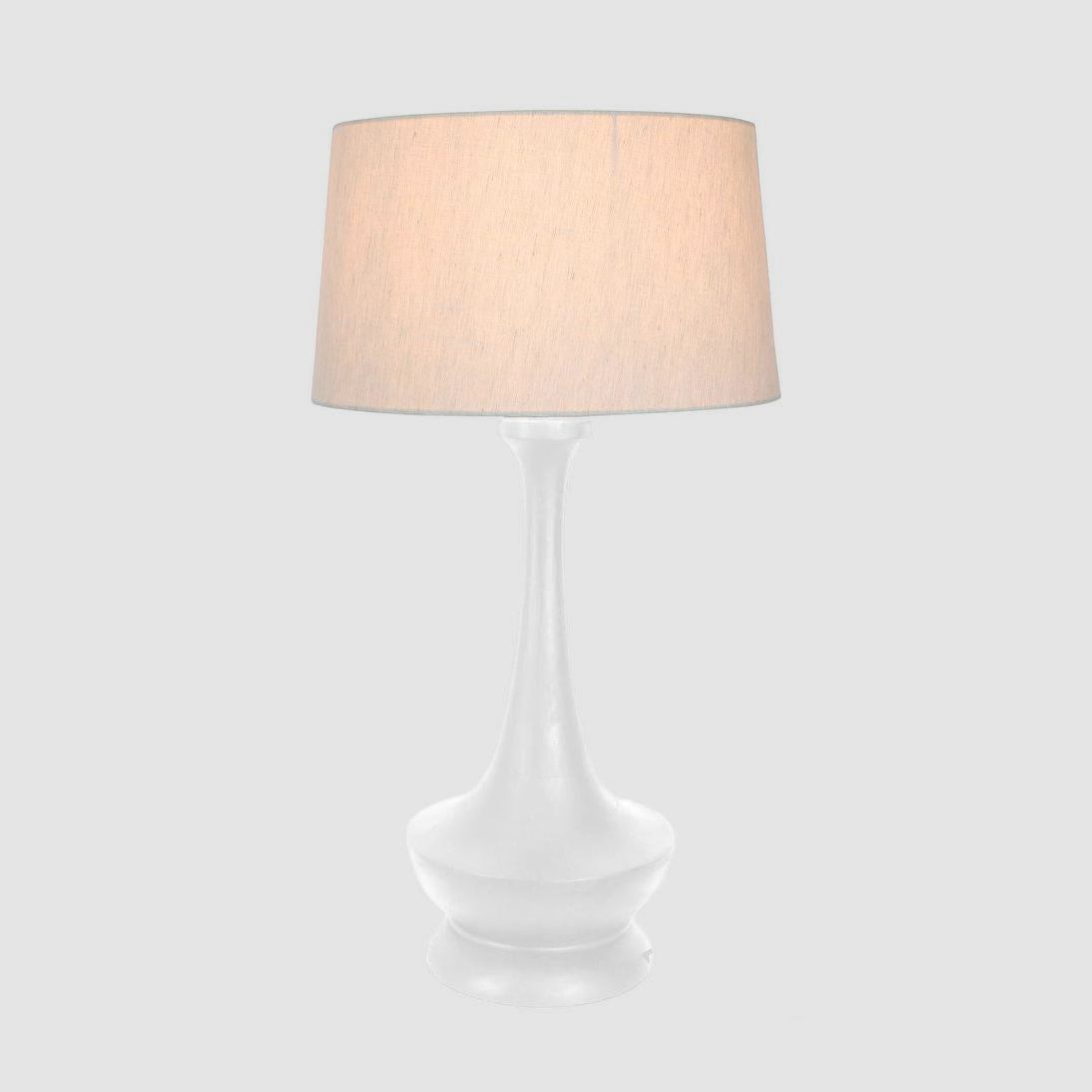 Peninsula Table Lamp Base White- Base Only