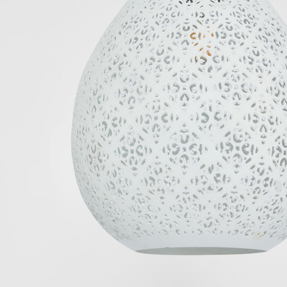 Europa Ceiling Pendant Small White