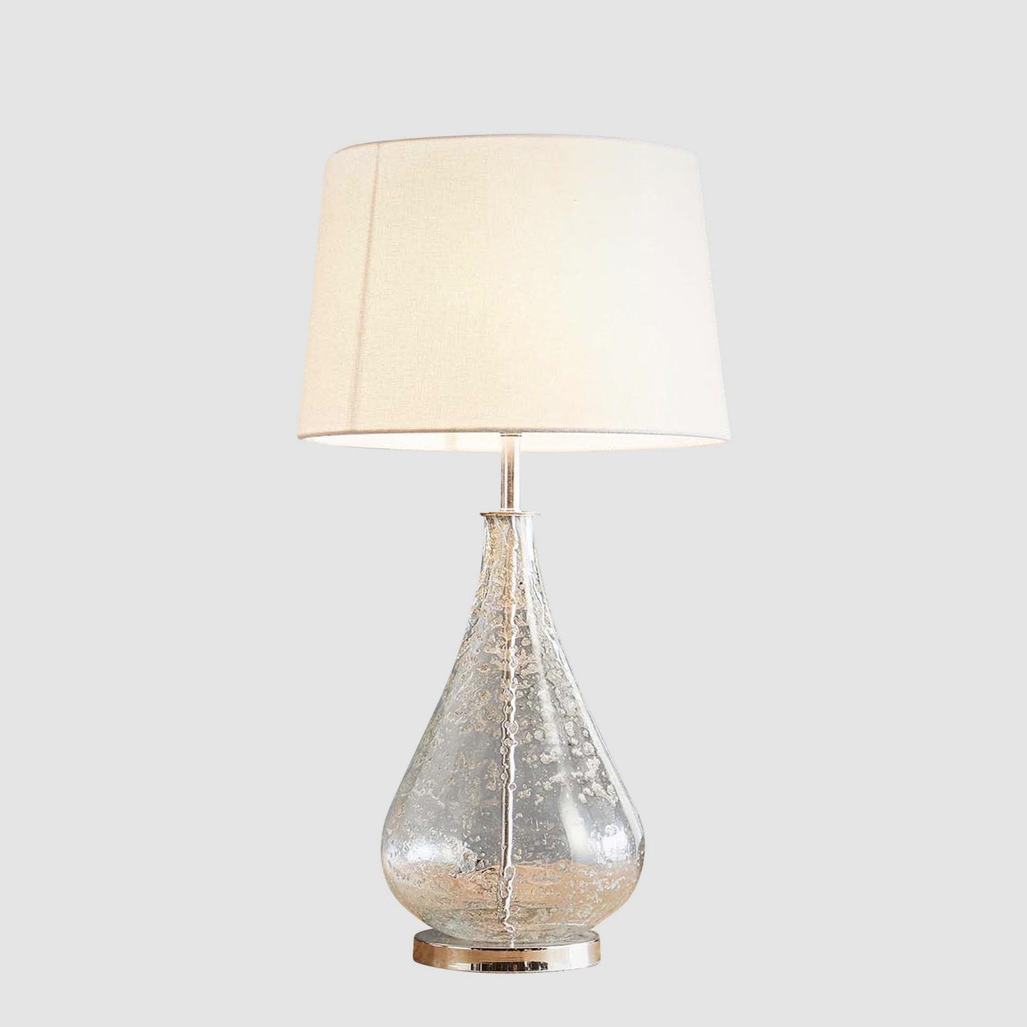 Lustre Teardrop Table Lamp Base Clear- Base Only