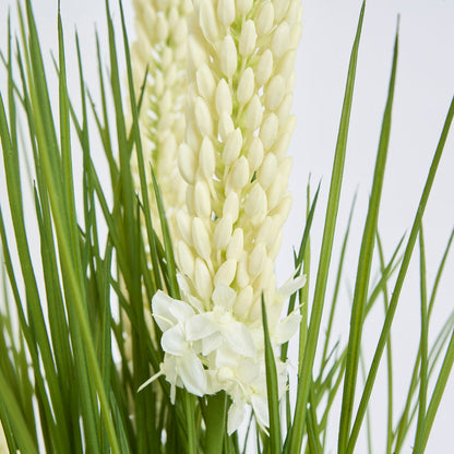 Cream Foxtail Arrangement White